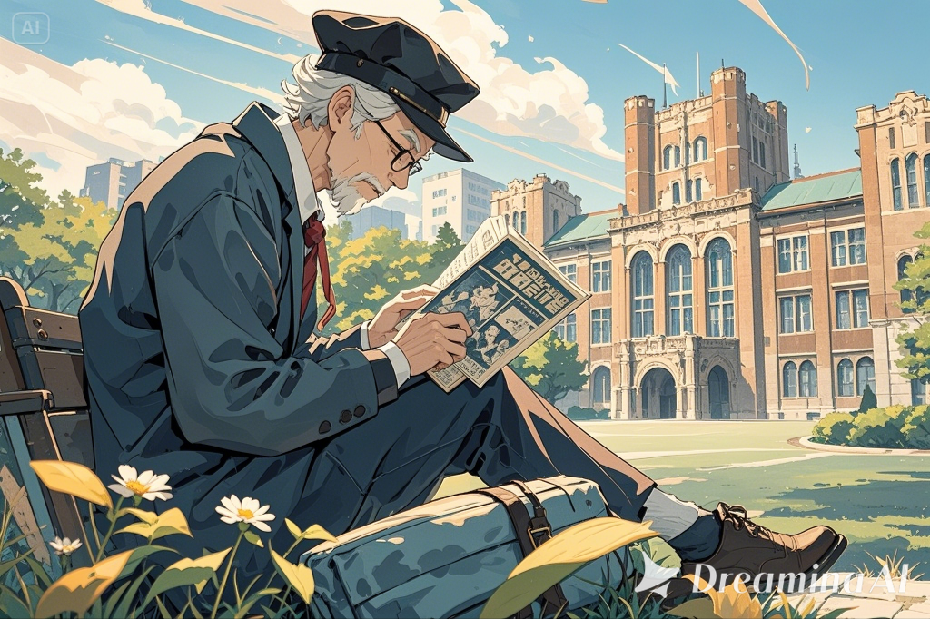 漫画で勉強している東大生